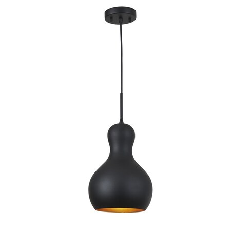 Sunpark LED Pendant Light Fixture, Adjustable Hanging Length, Black P201D-05-GU24 (No Bulb)